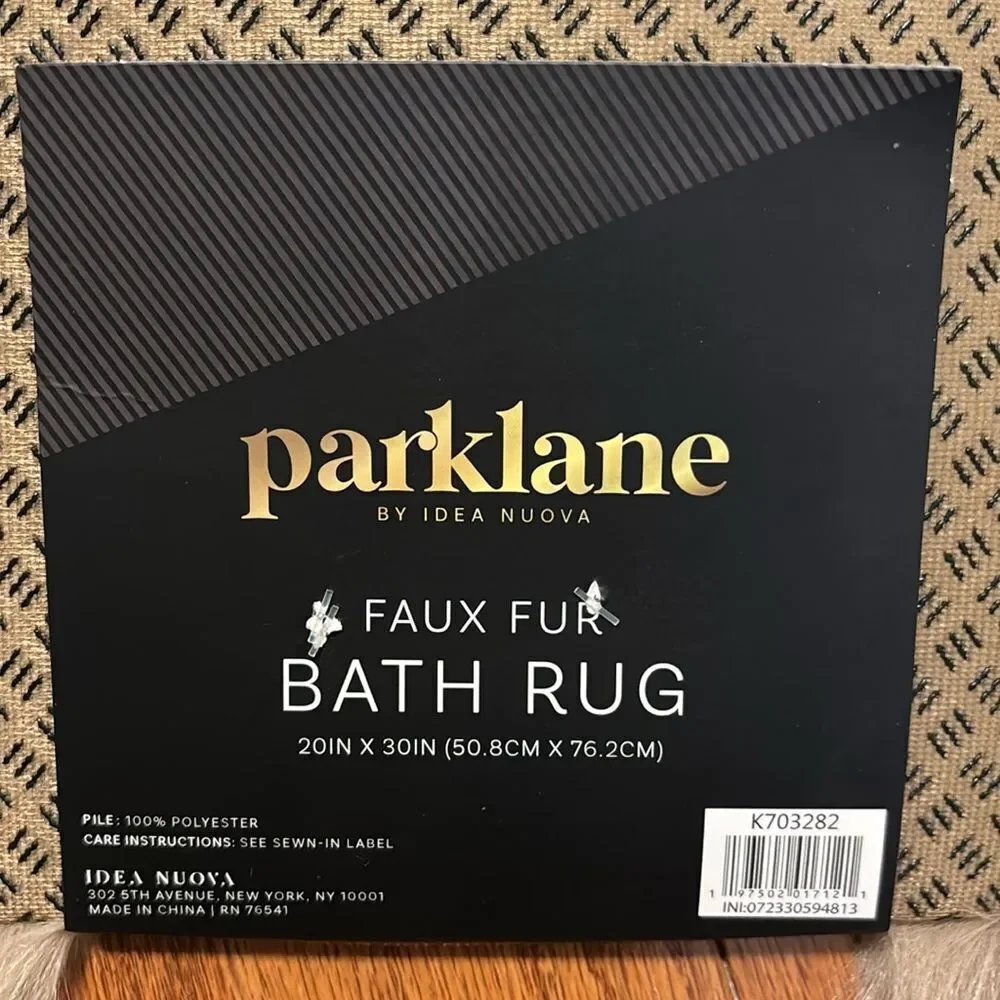 Parklane Luxury Faux Fur Bath rug rug 20
